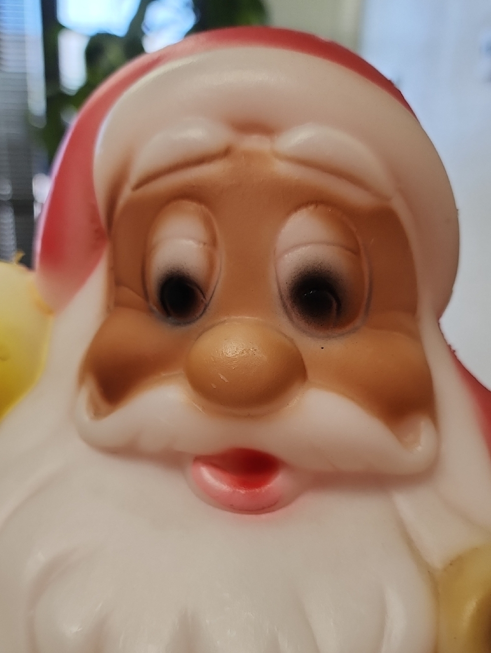 Vintage Santa Claus,Teddy Bear General Foam 18" Christmas Tabletop Blow Mold - Picture 2 of 16